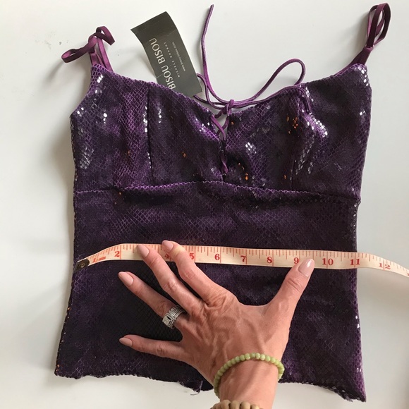 Bisou Bisou Michele Bohbot snake skin skirt set - Picture 7 of 8